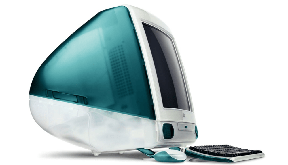 iMac ผลงานการ Design ชิ้นโบว์แดงชิ้นแรก ของ ไอฟฟ์ ที่ได้ร่วมงานกับ จ๊อบส์