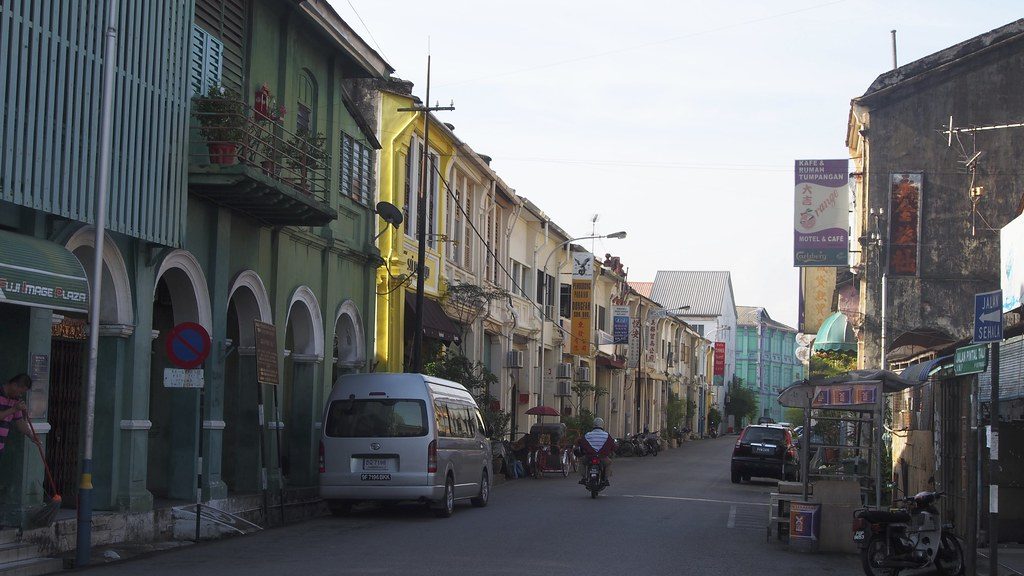 George Town , Penang สถานที่ที่ Meng Tak สร้างตัวขึ้นมา