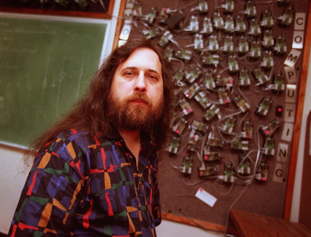 Richard M.Stallman ผู้ริเริ่มแนวคิด GNU (CR:The Boston Globe)