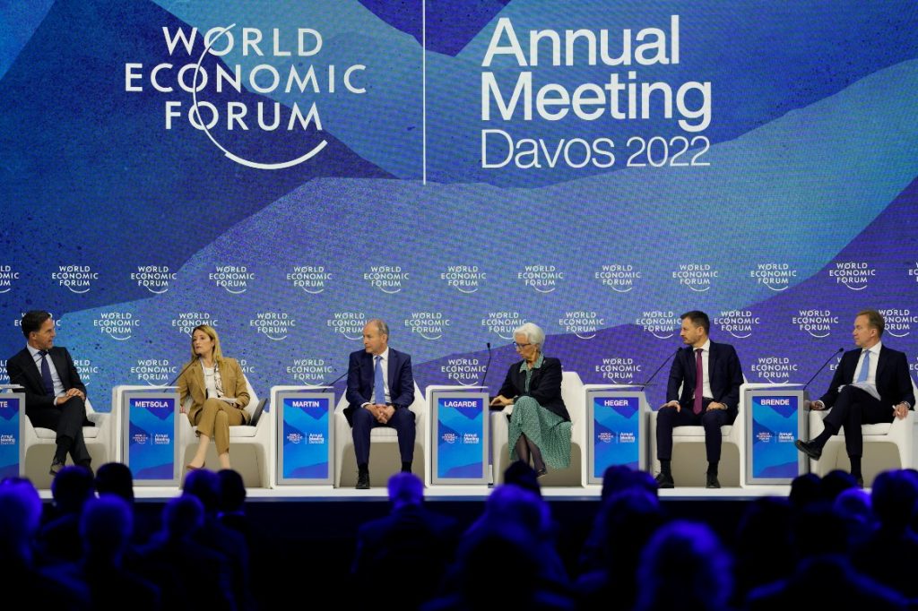 World Economic Forum ที่รวมผู้นำทรงอิทธิพลของโลก ไว้ที่เมืองดาวอส (CR:Politico)