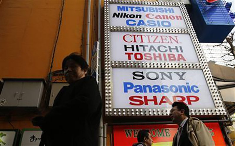 สินค้าอิเล็กทรอนิกส์จากแบรนด์ญี่ปุ่นหลายๆ  รายที่ไม่สามารถปรับตัวได้ (CR:Reuters)
