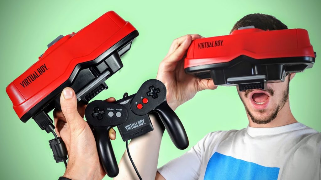 Nintendo Virtual Boy เป็นนวัตกรรมรุ่นบุกเบิกของชุดหูฟัง VR (CR:Youtube)