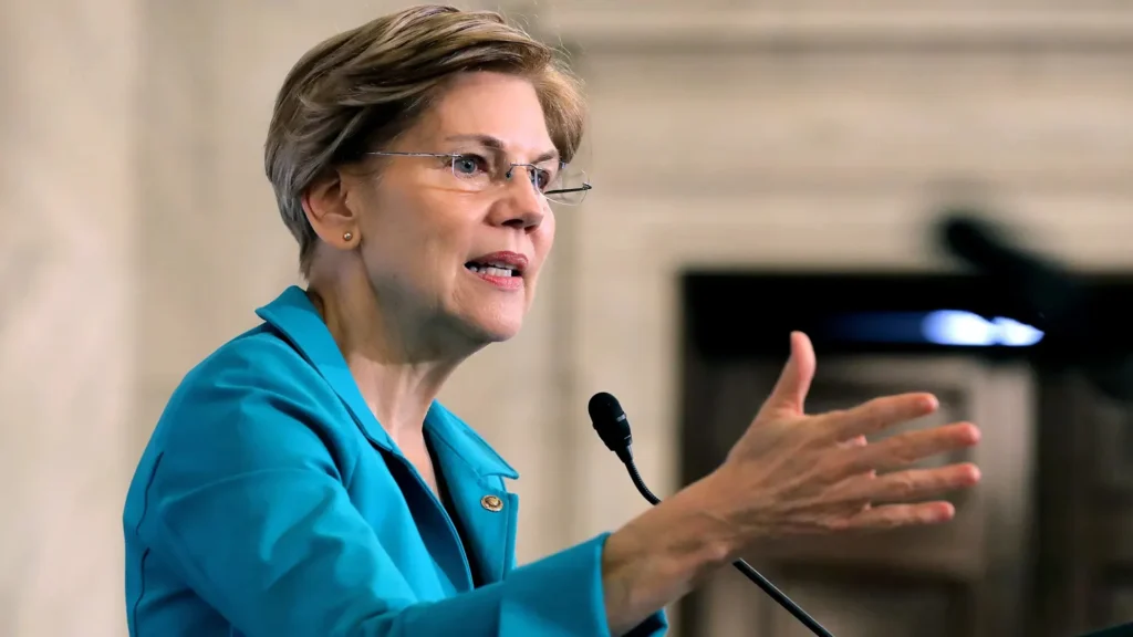 Elizabeth Warren วุฒิสมาชิกของสหรัฐฯ กำลังผลักดันให้มีการออกกฎหมายที่คล้ายกันในสหรัฐอเมริกา (CR:Shacknews)